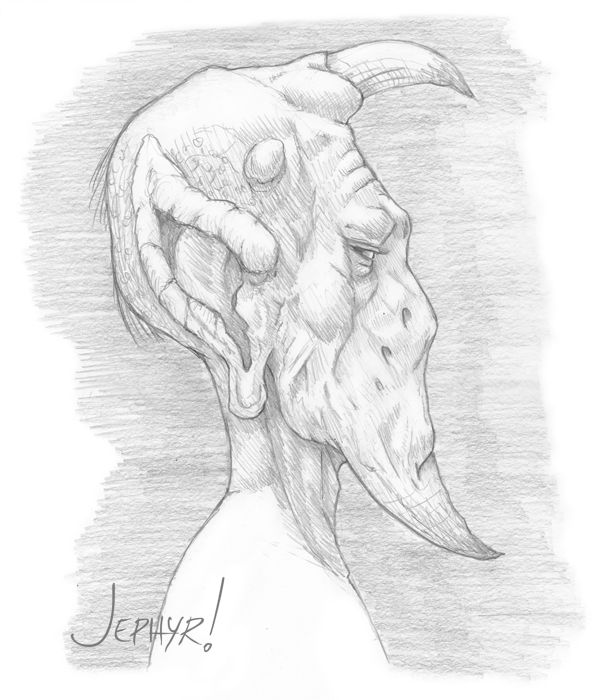 "Kevin" - Pencil Sketch - Copyright 2017, Jephyr (Jeff Curtis), All Rights Reserved